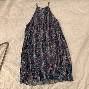 American eagle floral halter sundress